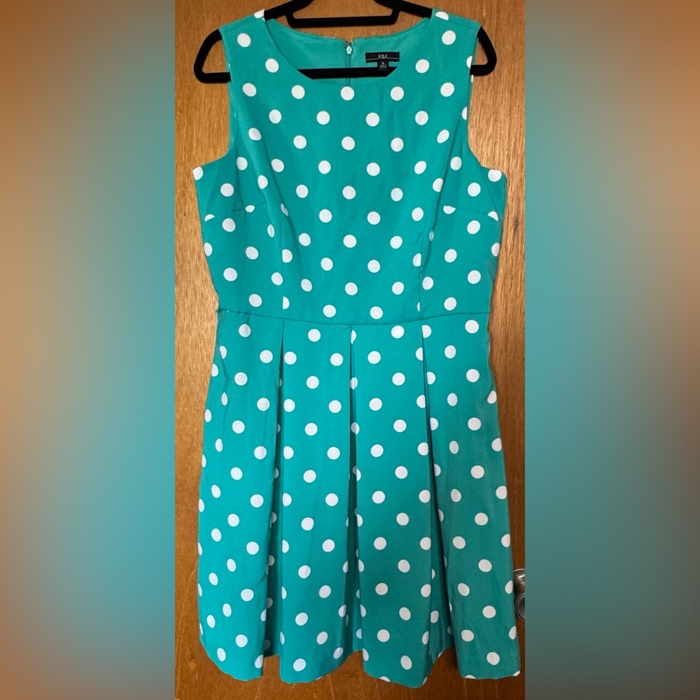 R&K Polka Dot Dress with pockets